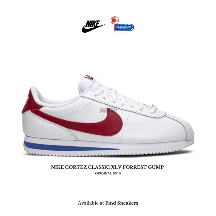 Sepatu Sneakers Unisex NIKE CORTEZ XLV WHITE RED BRAND NEW IN BOX
