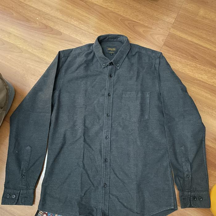 Male ID Kemeja Flannel Kasual Formal Polos Pria Cowok