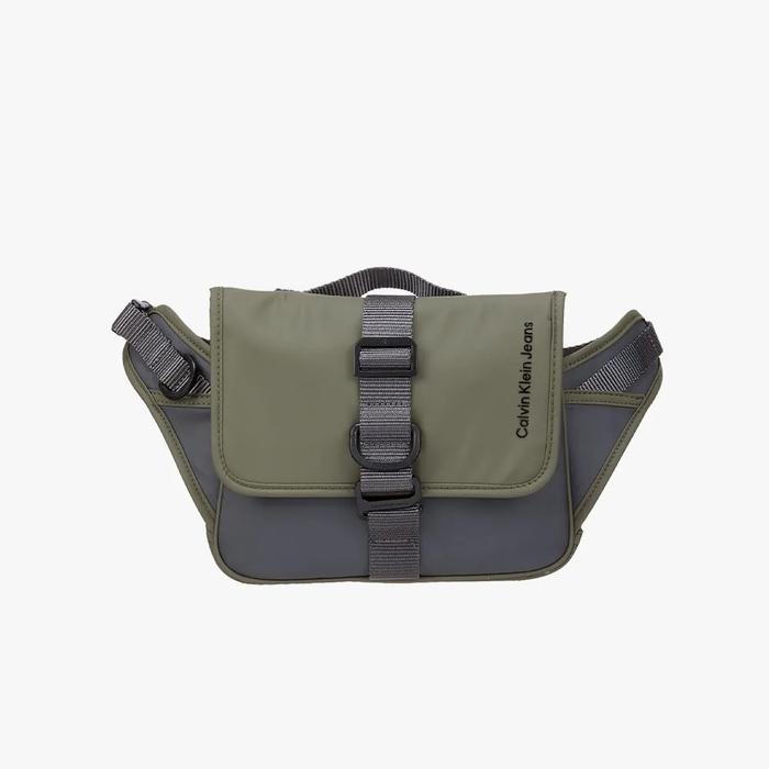 CALVIN KLEIN JEANS ACCESSORIES ORIGINAL UTILITARIAN CAMERA WAIST BAG PRIA - DARK GREY