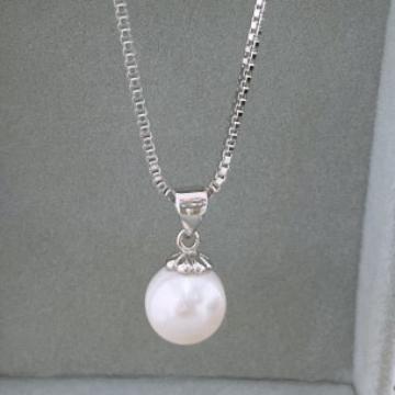 Kalung Mutiara Asli Minimalis - Kalung Mutiara Asli - Mutiara Lombok