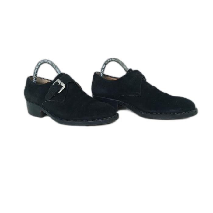 sepatu pria suede hitam premium by Bruno Magli made in Italy formal