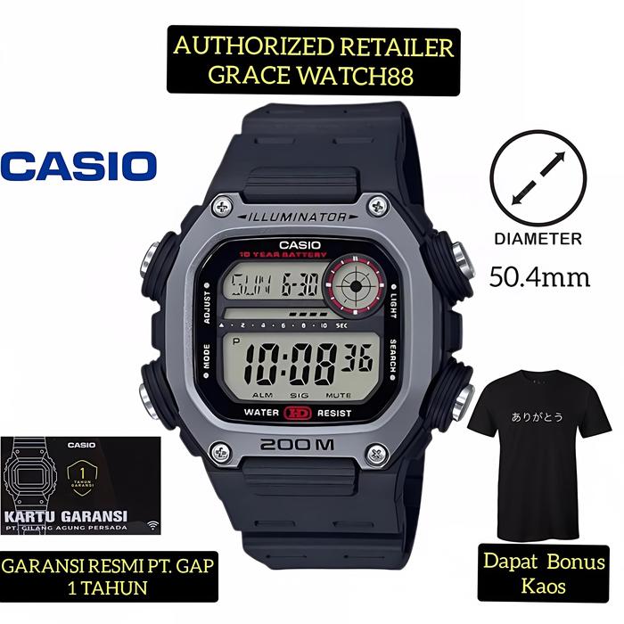 Jam tangan pria casio digital dw-291h-1avdf casio original dw-291h-1a casio general dw-291h