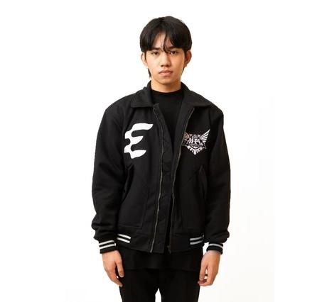 Erigo X MPL Varsity Jacket Unstoppable Black