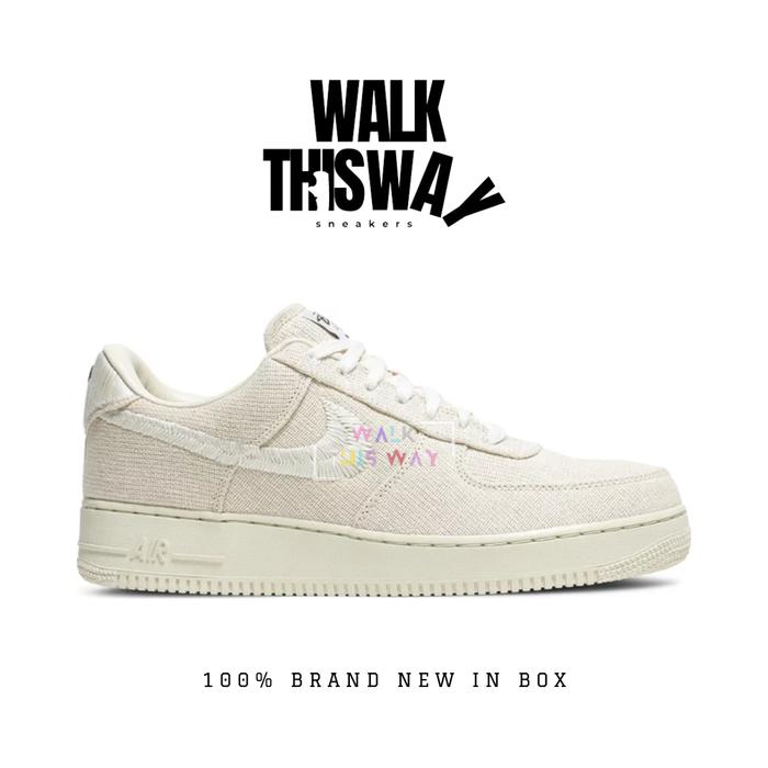 sepatu wanita pria sneakers nike air force 1 / sepatu nike / sneakers air force low / fossil stone c