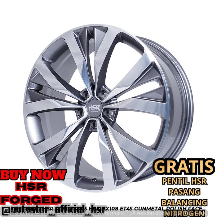 VELG HSR FORGED RFG OMO HSR R20 LEBAR 85 PCD 5X108 ET45 GMPF PAS BUAT MOBIL Land Rover  Range Rover 