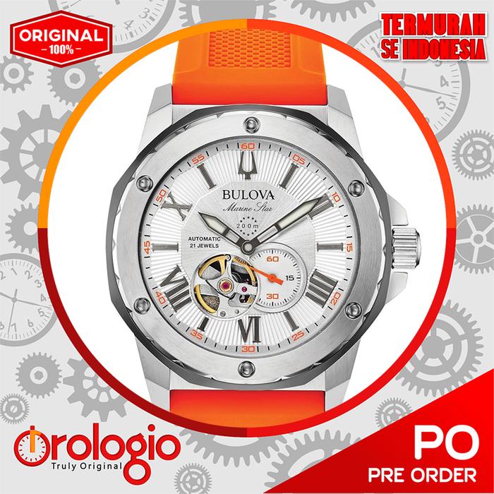Jam Tangan Bulova Marine Star Automatic Men's Watch 98A226