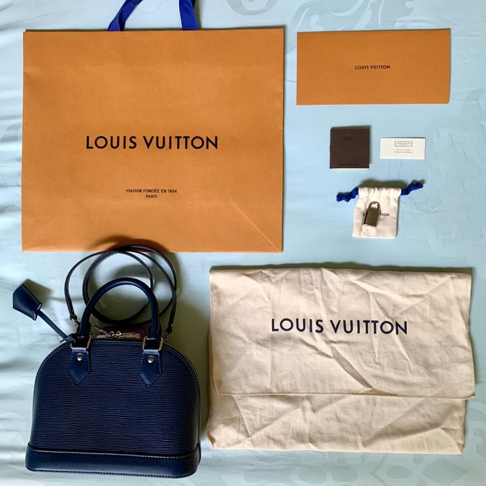 Tas LV BB Alma Epi Leather preloved lengkap dg paperbag handbag