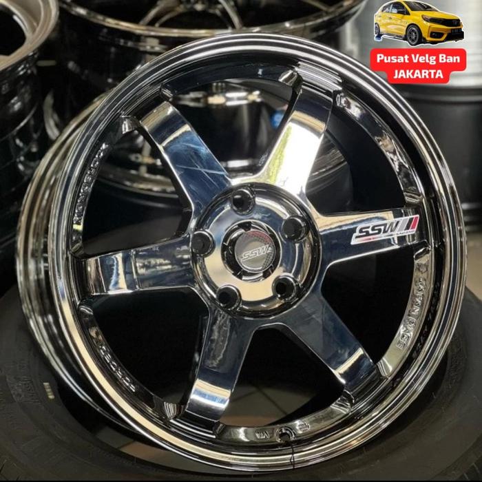 VELG SSW S202 BLACK CHROME BMC R17 5X114