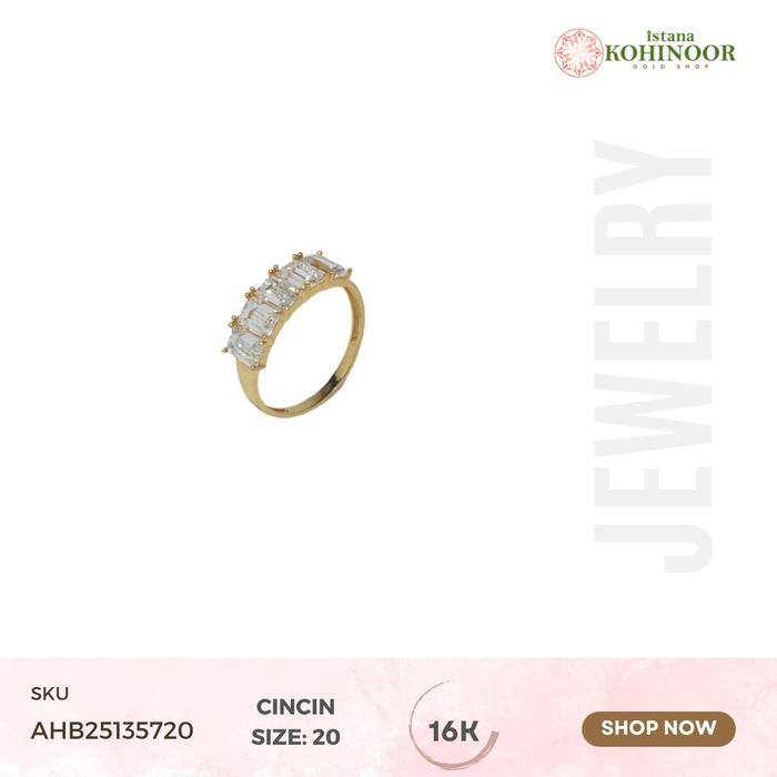 KOHINOOR CINCIN EMAS 16K VARIASI EMAS YELLOW GOLD