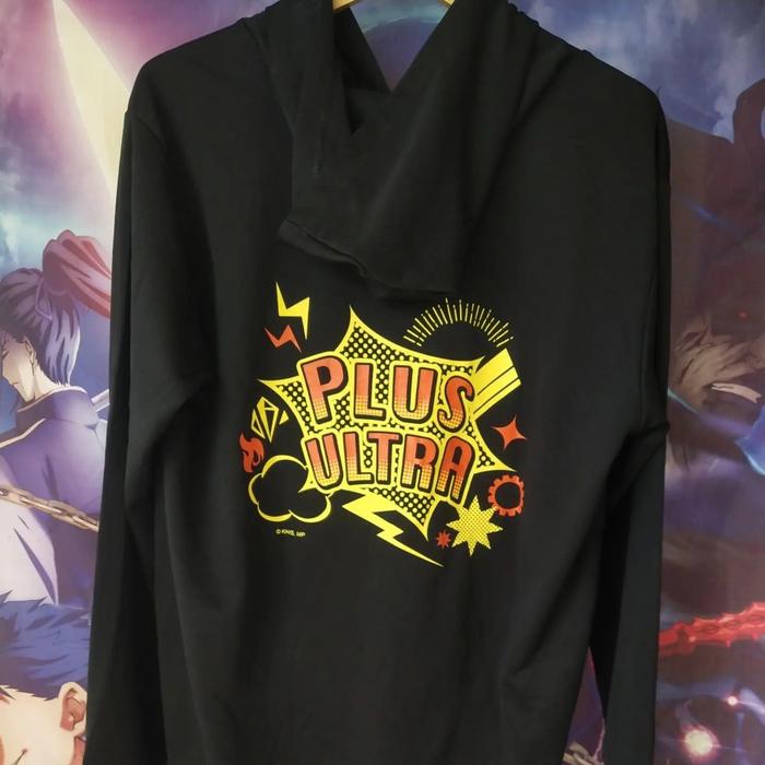 My Hero Academia Plus Ultra Comic Official Anime Zipper Sport Hoodie Jaket Jacket Original Second Me