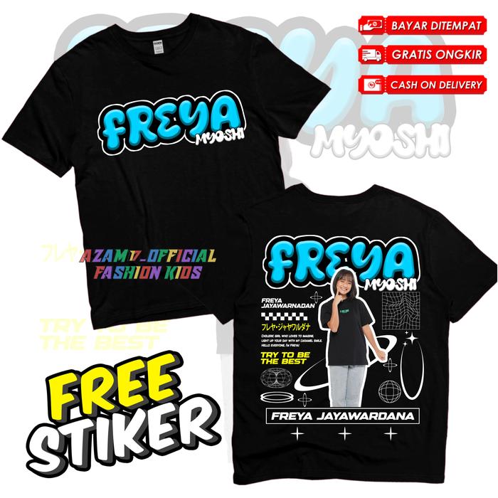 (BISA COD) Kaos Anak Baju Anak Freya JKT 48 Free Nama / Kaos Tshirt Anak JKT 48 Oshi Freya