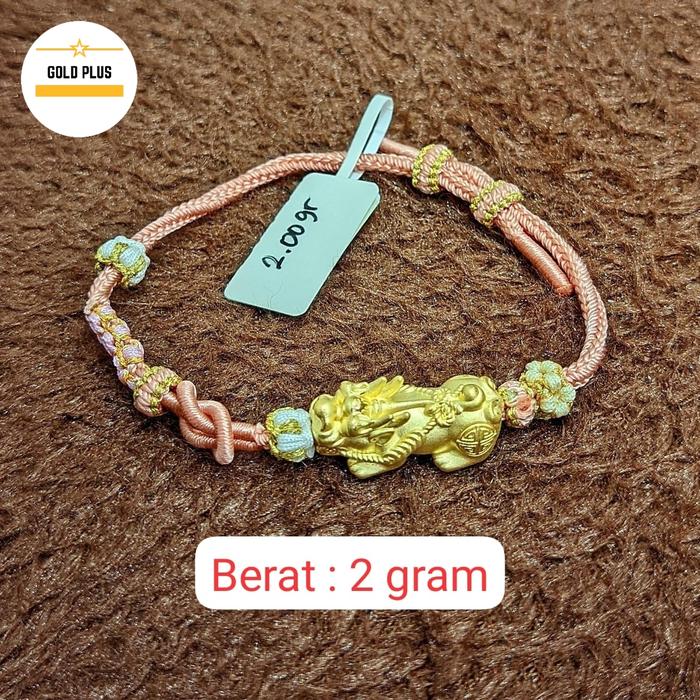Gelang hongkong pixue emas