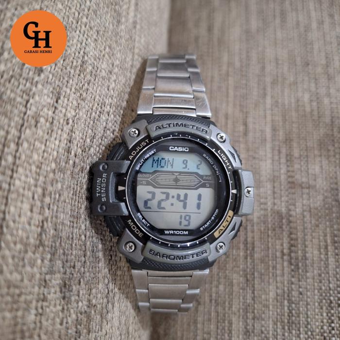 Casio SGW-300HD SGW300HD Twin Sensor Stainless Steel Strap