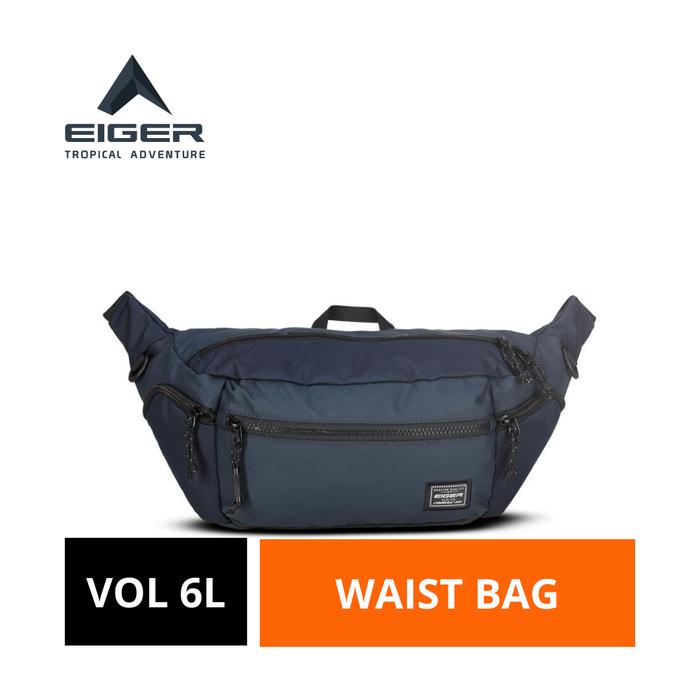 [BISA COD] Tas Pinggang Eiger Original 6 L XS.34 GC Waist Bag [ 2X LIPAT UANG KEMBALI BILA GAK ORI ]
