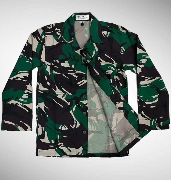 seragam pdl tni ad al au bahan velbed non puring