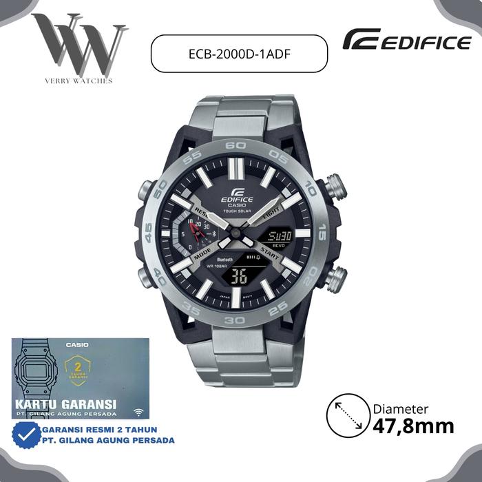 Jam Tangan Casio Pria ECB-2000D-1ADF Original & Garansi Resmi