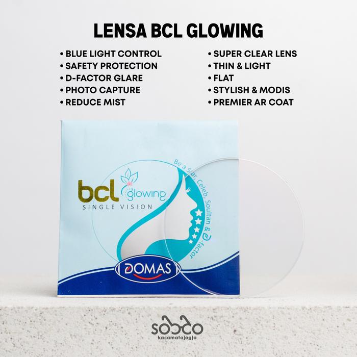 Lensa Bluechromic Anti Embun BCL Glowing Domas