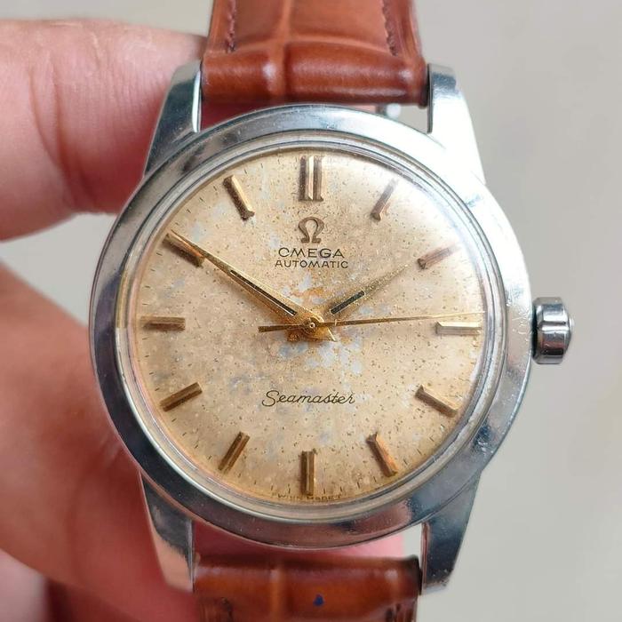Jam Omega Seamaster Automatic bumper cal 351 Original. Dial masih ori bawaan bukan reprint