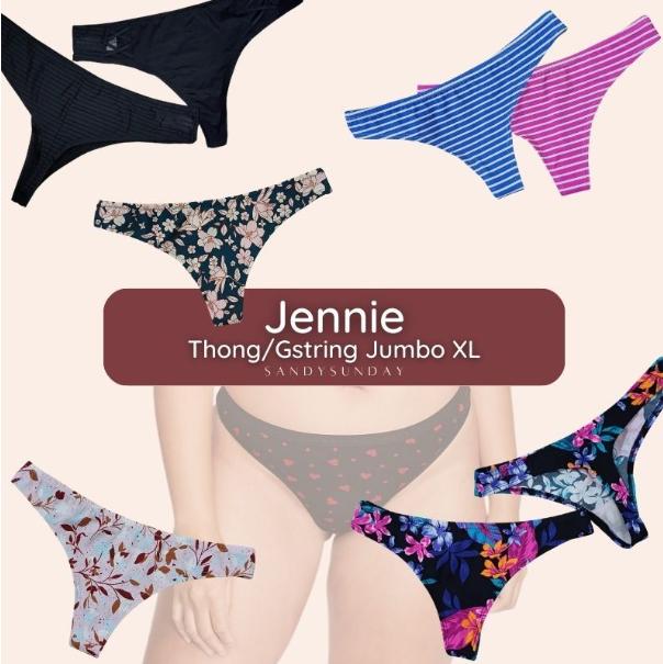 SANDYSUNDAY - GSTRING/THONG WANITA JUMBO BIGSIZE GSTRING JISTRING WANITA SEXY SIZE XL