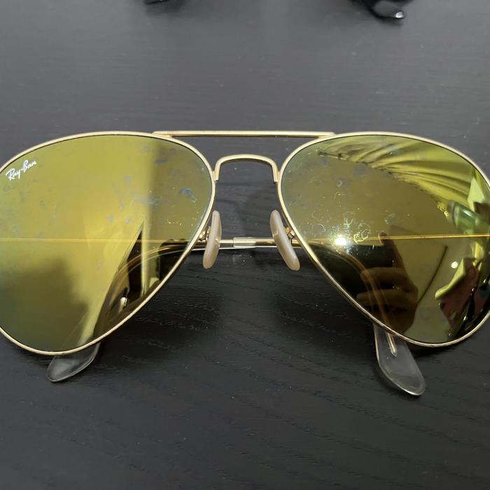 Kacamata hitam Ray-ban original aviator asian size rayban unisex