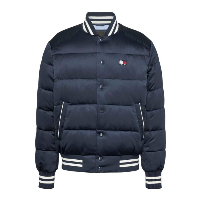 JACKET PRIA VARSITY BOMBER TOMMY JEANS NAVY ORIGINAL AUTHENTIC