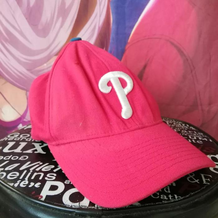 MLB Pittsburgh Pirates Red Official Baseball Cap Topi Original Second Merch Japan Korea Brand Vintag