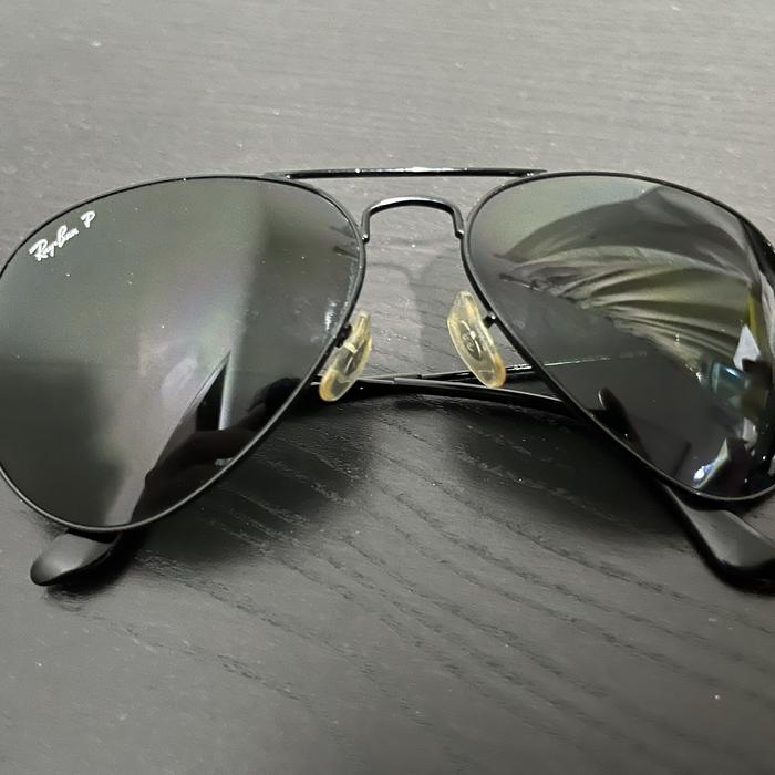 Kacamata hitam Ray-ban original aviator polarized unisex