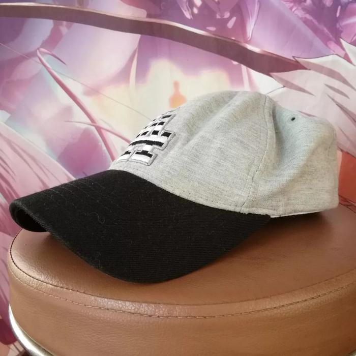 MLB LA Dodgers Grey Official Baseball Cap Topi Original Second Merch Japan Korea Brand Vintage Retro
