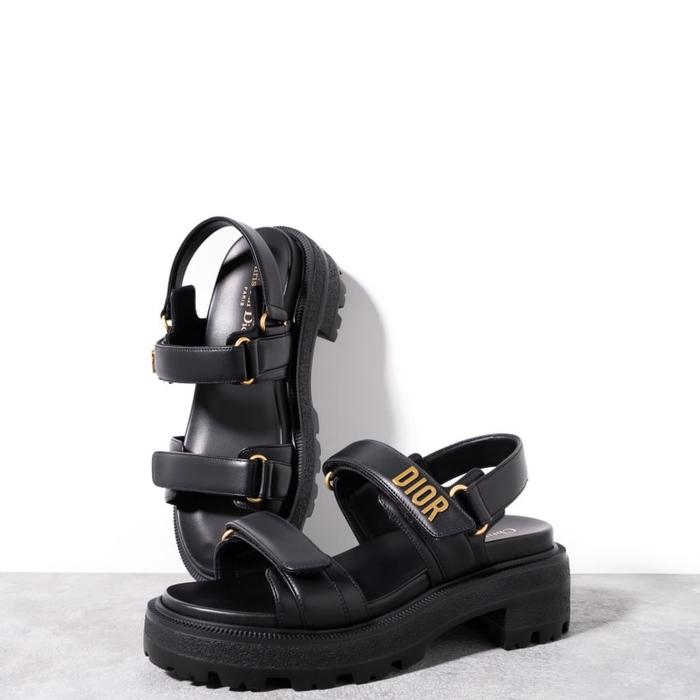 CHRISTIAN DIOR Dioract platform sandal Black