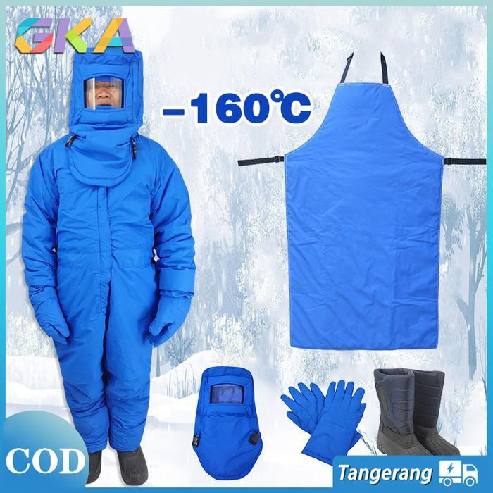 Masker-Sarung Tangan-Sepatu-Celemek Pelindung Nitrogen Cair Terlengkap