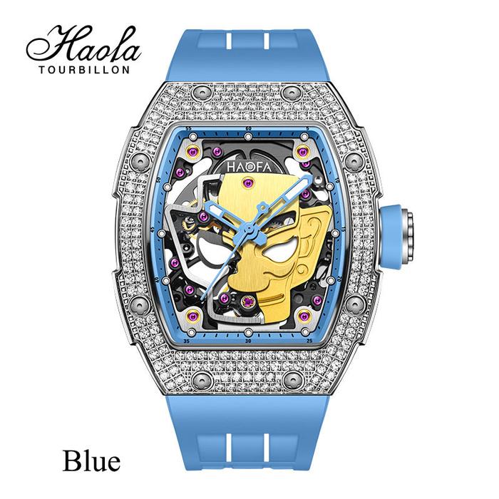 Haofa 1969S Mystery Sanxingdui Diamond Bezel 80h Power Automatic Mechanical Watch Jam Tangan Analog 