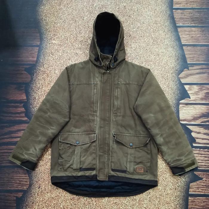 Jaket Vintage Parka Duck kanvas VITEMENTS SUPER STUFF Coklat