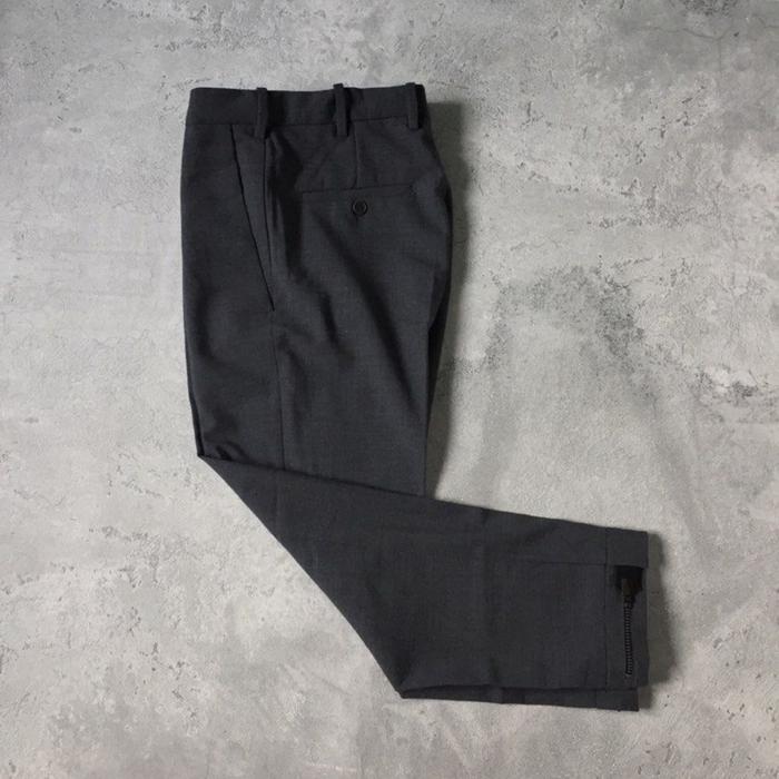 Neil Barrett Men Ankle Pants Riri Zipper/celana/Jeans/chino