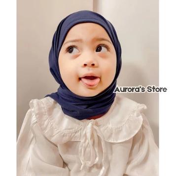 [NEW] Hijab Instan Anak Model Pashmina Segitiga Bahan Spandek Jersey Premium V2