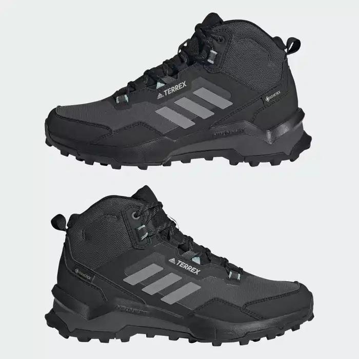 Sepatu Adidas Terrex AX4 Mid Hiking Black Grey 100% Original Store Guarante