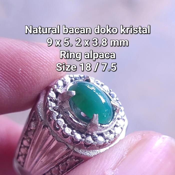 Batu Natural bacan doko kristal