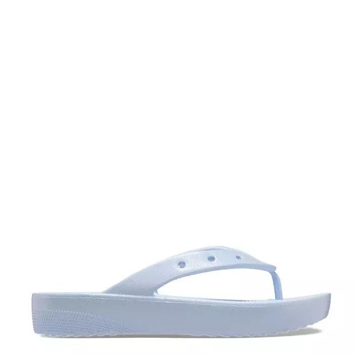 CROCS SANDAL THONG WANITA ORI Classic Platform Meta Pearl Flip Flops