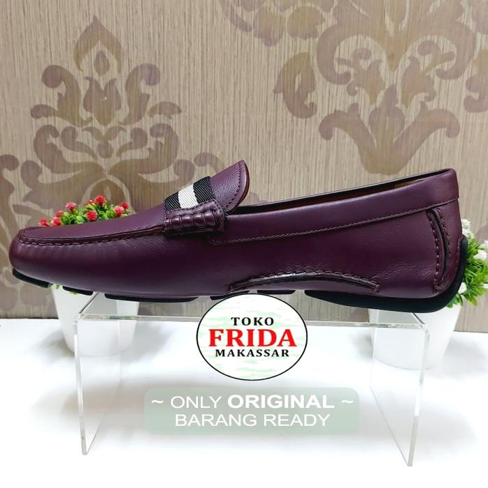 Bally Switzerland Shoes Original Men Sepatu Pria Art:WALTEC.O/99 VINO Size:41