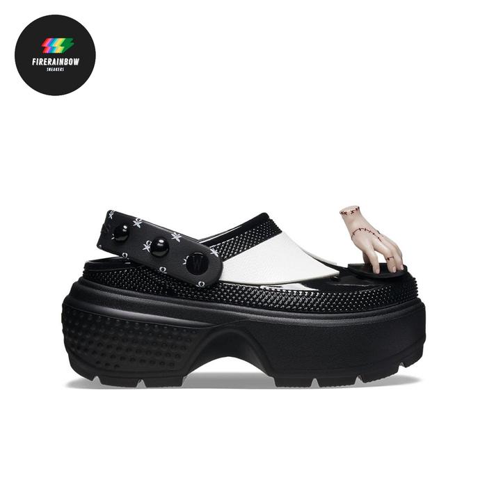 Crocs Wednesday Stomp Unisex Clog - black 100% Original CCR210214001