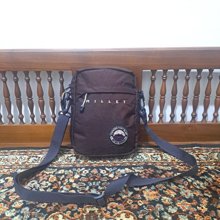 tas sling bag millet sling warna coklat