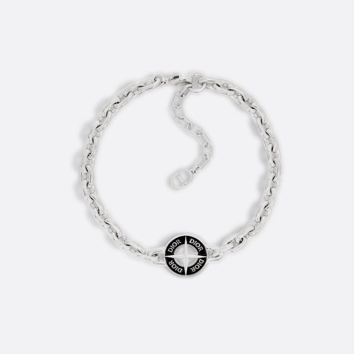 DIOR x STONE ISLAND Silver Bracelet (100% Authentic, 100% Original)