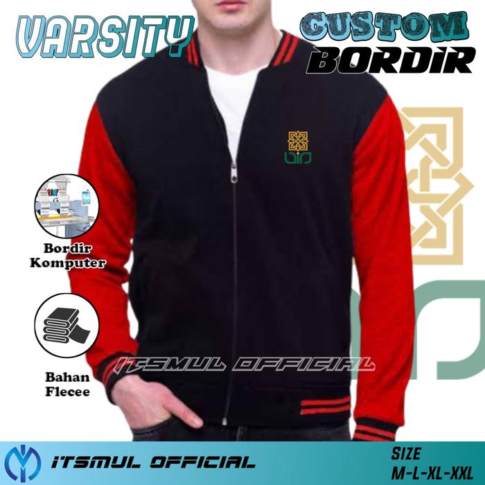 Jaket Varsity Baseball UIN Sunan Kalijaga Yogyakarta Bordir Jaket UIN SUKA Bordir