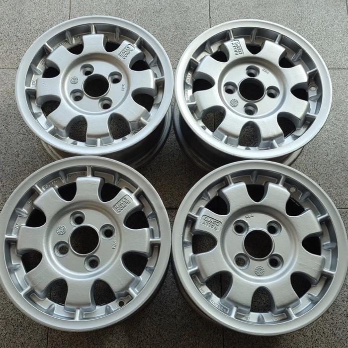 Velg Original Enkei Compe Rally R13x5.5 et. 38 4x100 made in Japan for Wuling Air EV & Karimun RARE
