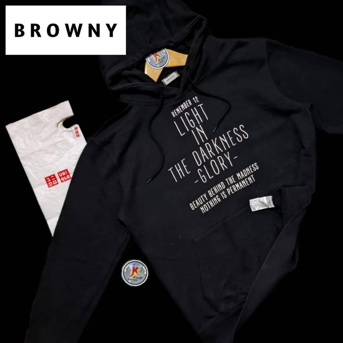 HOODIE BROWNY 100% ORIGINAL not tnf not dickies not UNIQLO not h&m