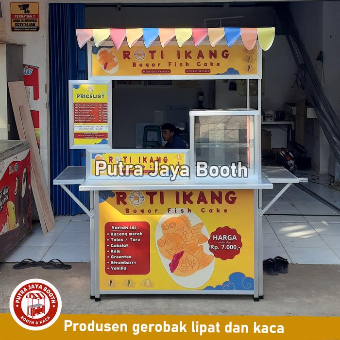 Booth Portable Etalase chicken ukuran Jumbo P.120 Cm L.80 Cm T.80 cm