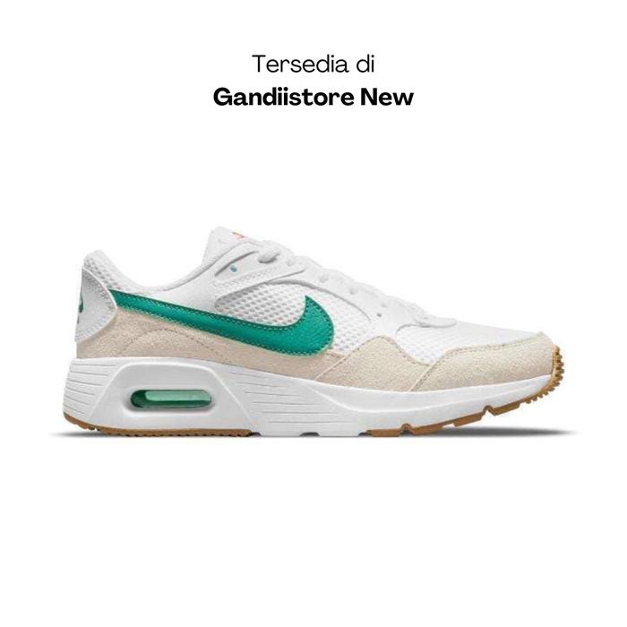 Sepatu Sneakers Nike Air Max SC (GS) CZ5358 104 White Grey Green BNIB