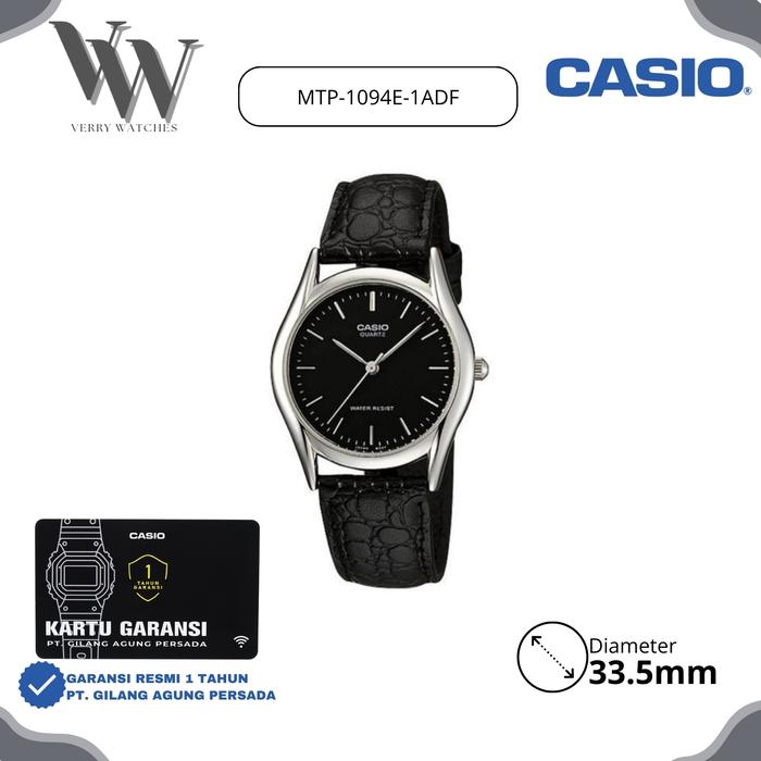 Jam Tangan Casio General MTP-1094E-1ADF original & Garansi Resmi