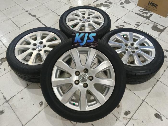 Velg Mobil Bekas Copotan R17 Ori Camry Pcd 5x114 Ban Bonus Ring 17 Buat Innova Luxio Granmax Voxy Pe