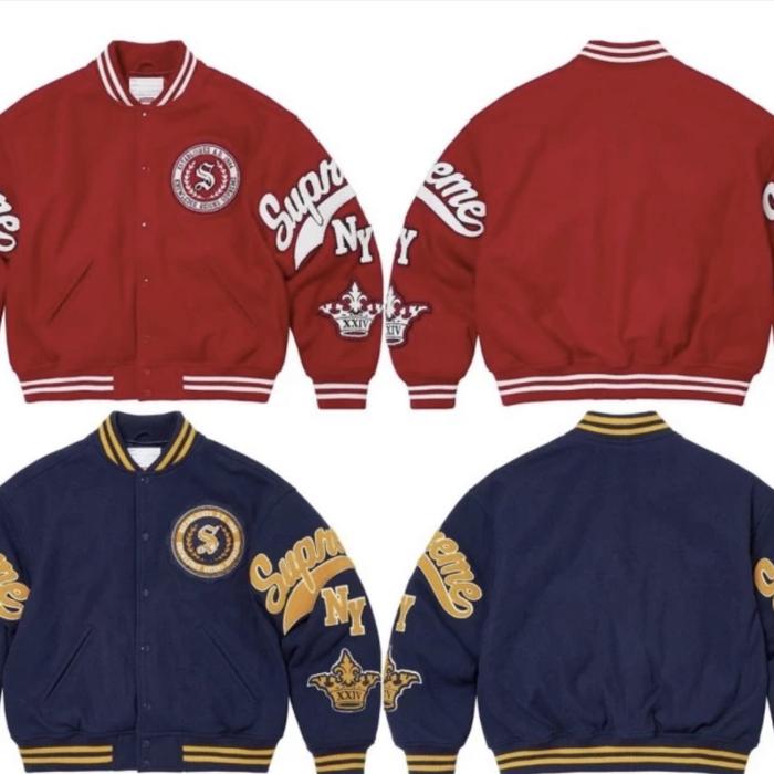 Supreme Varsity Jacket hooded sweatshirt