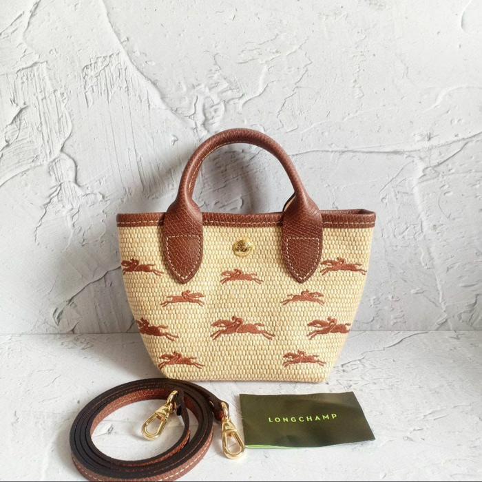 Lc panier pliage XS basket bag brown sz 12-20x13x8cm